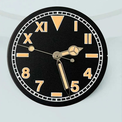 NH35 dial NH36 dial 28.5mm retro dial green luminous dial, suitable for repairing NH35 NH36 movement watch accessories tools