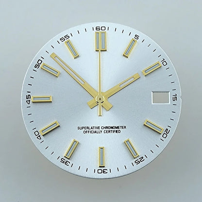 Watch dial NH35 dial Custom logo No logo Blue Luminous 28.5mm dial for NH35 NH36 movement watch accessories