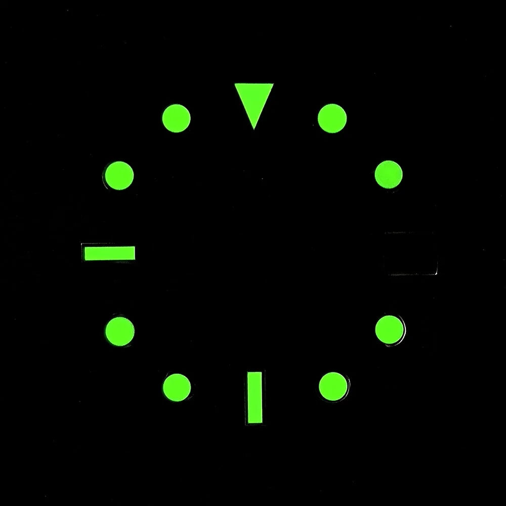 NH35 dial 28.5mm Custom logo luminous Pearl Shell Dial watch dial suitable for NH35 movement watch accessories repair tools