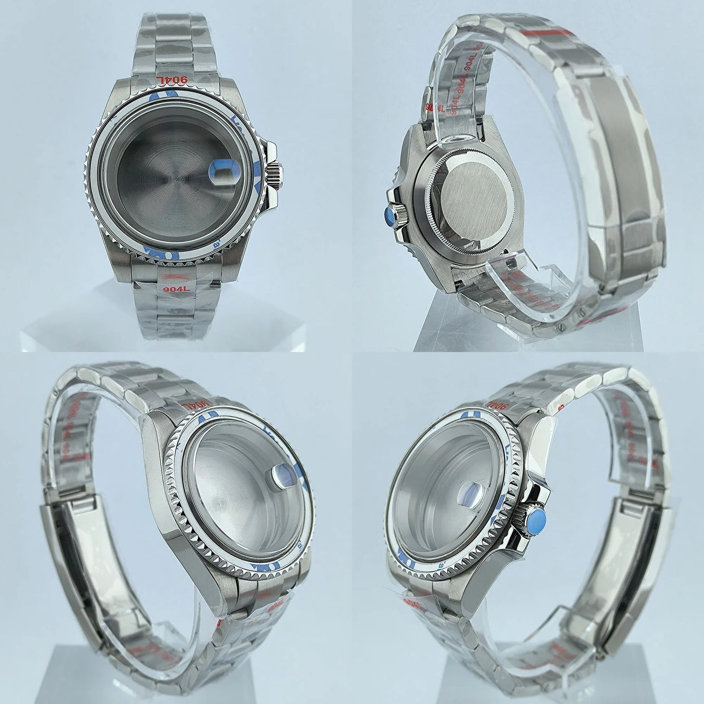 NH34/NH35 case watch case High quality automatic mechanical sapphire glass men watch for NH34/NH35 movement repair tool