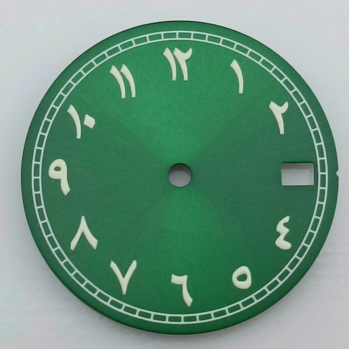 NH35 dial Arabic numeral green luminous dial watch dial suitable for NH35 NH36 movement watch accessories watch repair tools