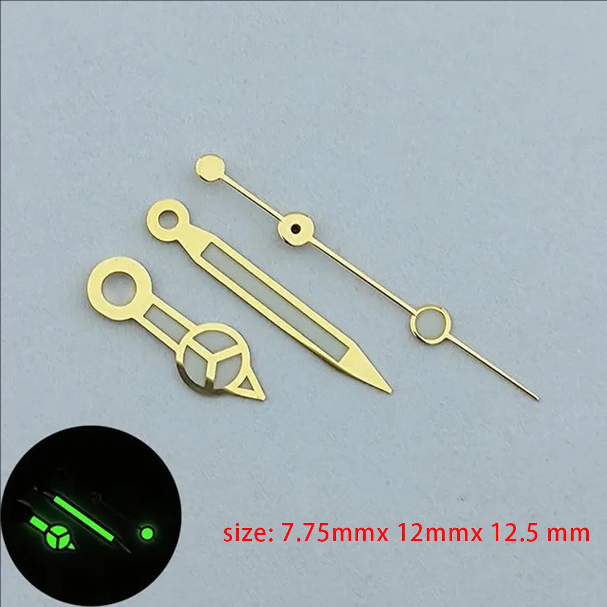 Watch hands NH35/36 hands Green luminous watch accessories watch pointer Repair tools
