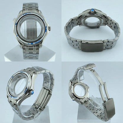 NH35 Case Watch Case Stainless Sapphire Glass Case Men's watch Automatic Mechanical Waterproof Fit NH35/NH36 Movement
