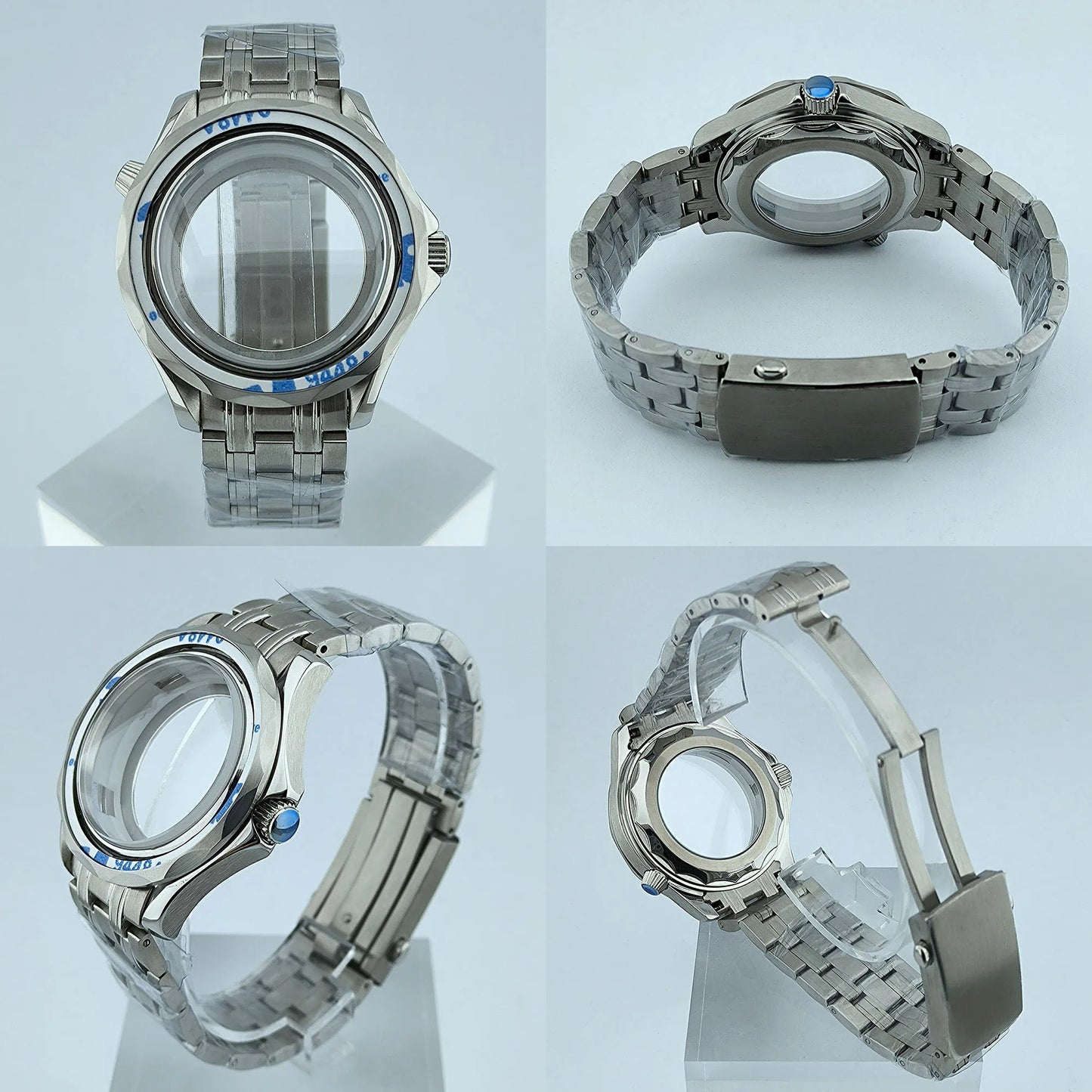 NH35 Case Watch Case Stainless Sapphire Glass Case Men's watch Automatic Mechanical Waterproof Fit NH35/NH36 Movement