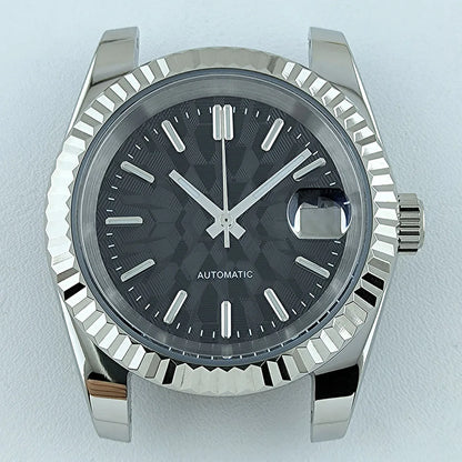 NH35 Case Watch Case Men's Automatic Watch 36mm/39mm Stainless Steel Sapphire Glass Fit NH Series Movement Watch Accessories