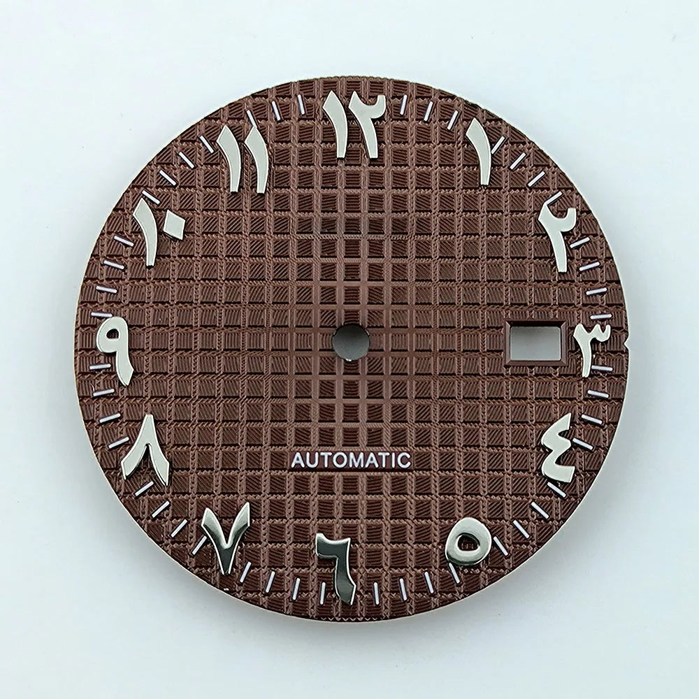 NH35 dial watch dial Arabic numerals Dial 31.8mm No luminous fit NH35/NH36 movement watch accessories repair tools