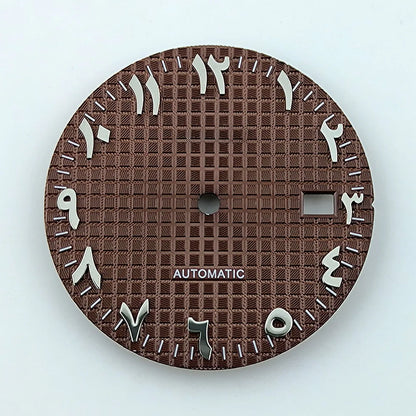 NH35 dial watch dial Arabic numerals Dial 31.8mm No luminous fit NH35/NH36 movement watch accessories repair tools