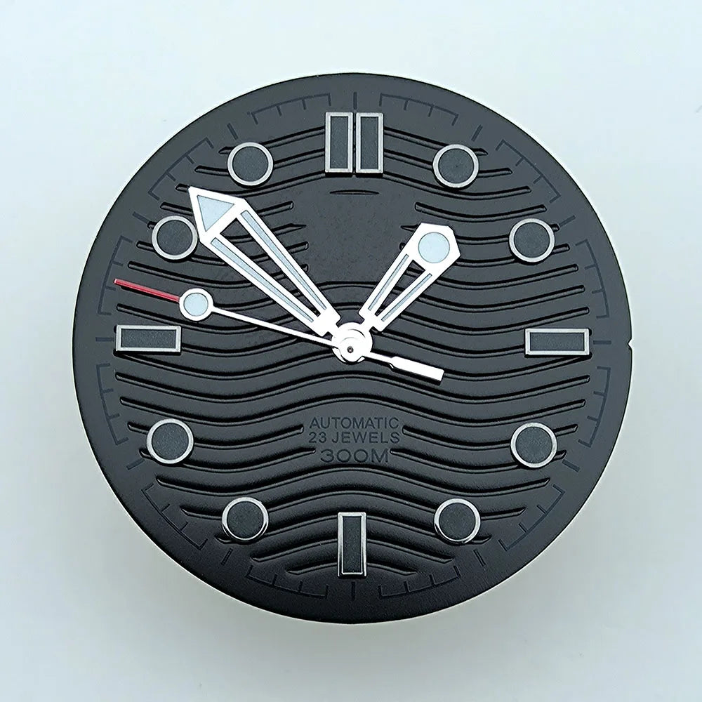 watch dial N H35 dial Custom logo dial 31.0mm blue/green luminous accessories repair tools