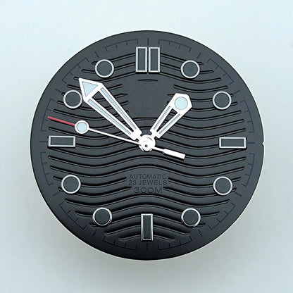 watch dial N H35 dial Custom logo dial 31.0mm blue/green luminous accessories repair tools