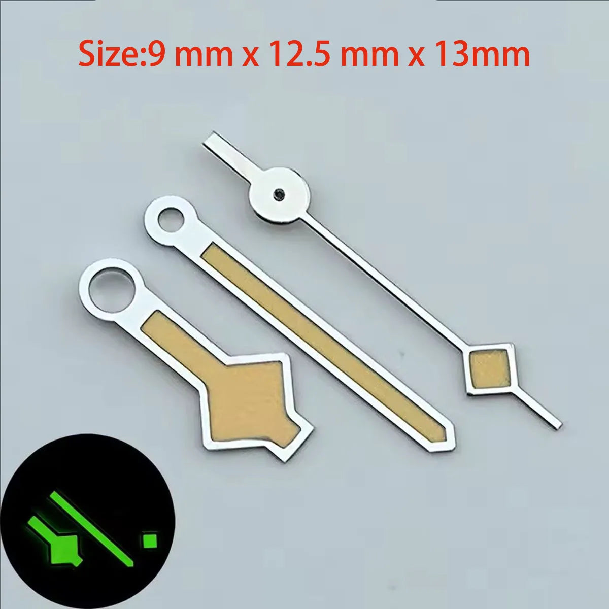 NH35 Watch Hands green luminous watch pointer suitable for NH35 NH36 7S26 7S36 4R35 4R36 movement