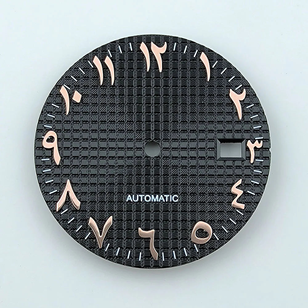 NH35 dial watch dial Arabic numerals Dial 31.8mm No luminous fit NH35/NH36 movement watch accessories repair tools