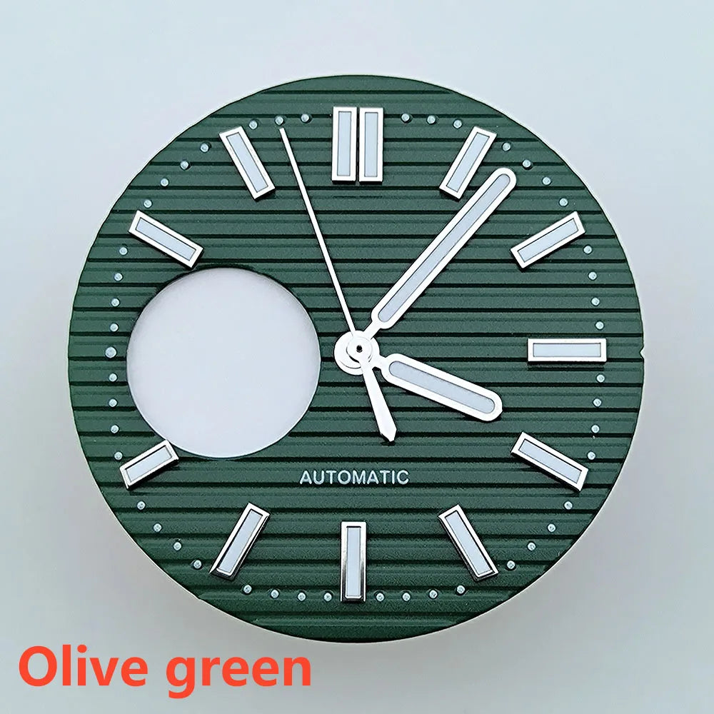 NH38 dial Custom Logo Dial 29.8mm green luminous suitable for NH38 movement watch accessories repair tools
