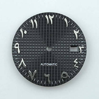 NH35 dial watch dial Arabic numerals Dial 31.8mm No luminous fit NH35/NH36 movement watch accessories repair tools