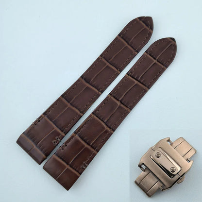38mm NH35 Watch case Square Dial Roma Dial Watch Case Folding Buckle Square Case Leather strap fit NH35 movement