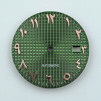 NH35 dial watch dial Arabic numerals Dial 31.8mm No luminous fit NH35/NH36 movement watch accessories repair tools