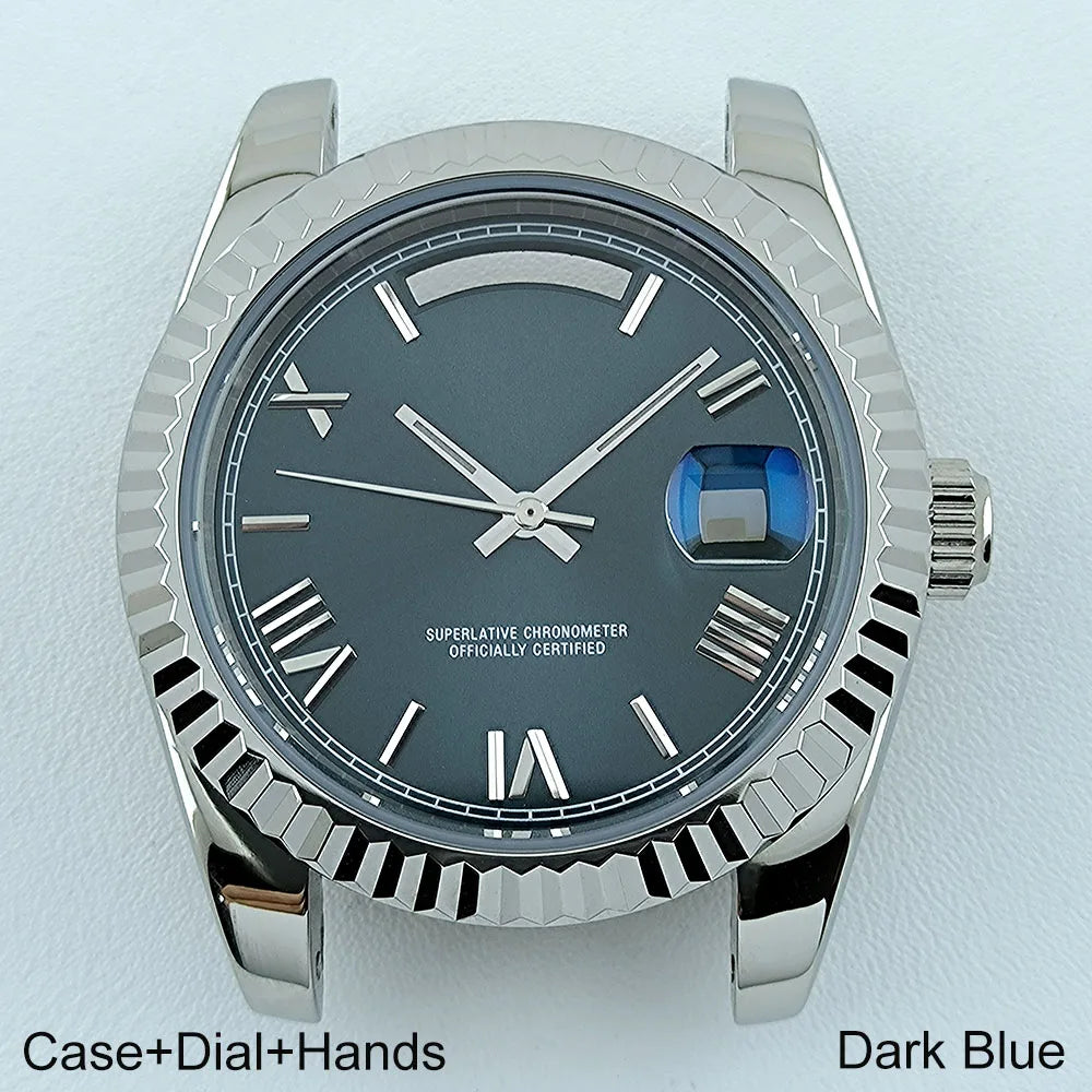 Miyota8285 Case Watch Case Men's Automatic Watch 41mm Stainless Steel Sapphire Glass Fit Miyota 8285 Movement Watch Accessories