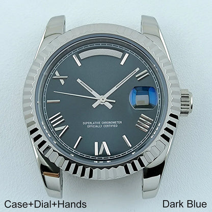 Miyota8285 Case Watch Case Men's Automatic Watch 41mm Stainless Steel Sapphire Glass Fit Miyota 8285 Movement Watch Accessories