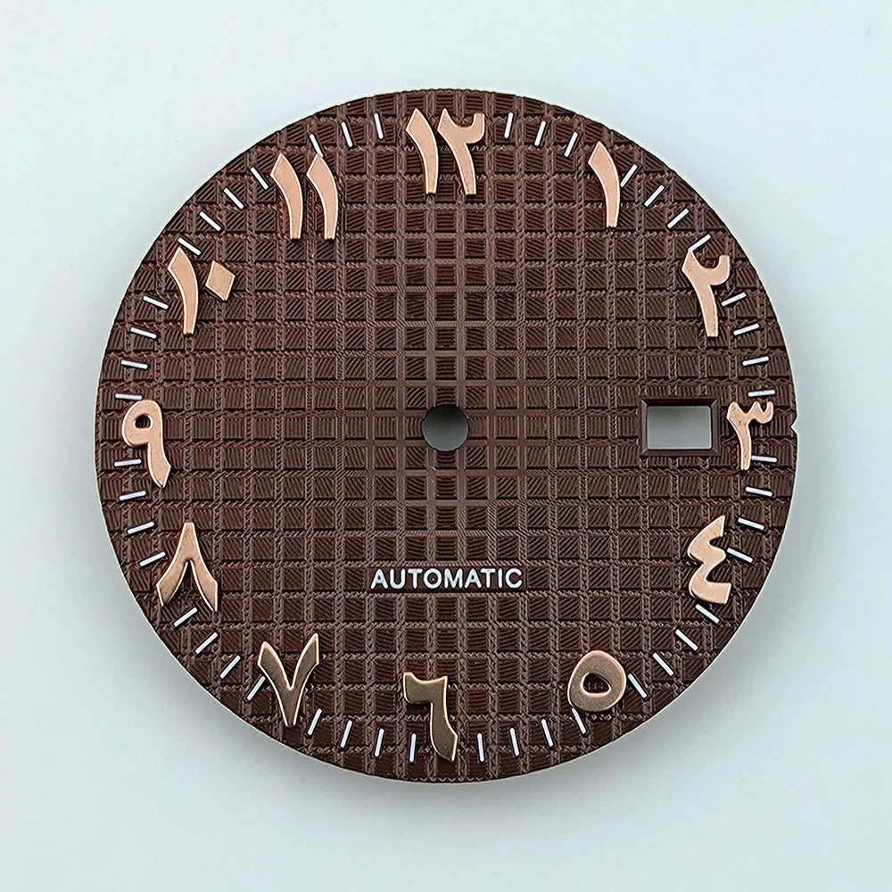 NH35 dial watch dial Arabic numerals Dial 31.8mm No luminous fit NH35/NH36 movement watch accessories repair tools