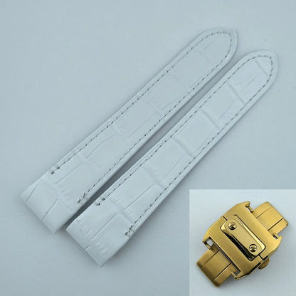 38mm NH35 Watch case Square Dial Roma Dial Watch Case Folding Buckle Square Case Leather strap fit NH35 movement