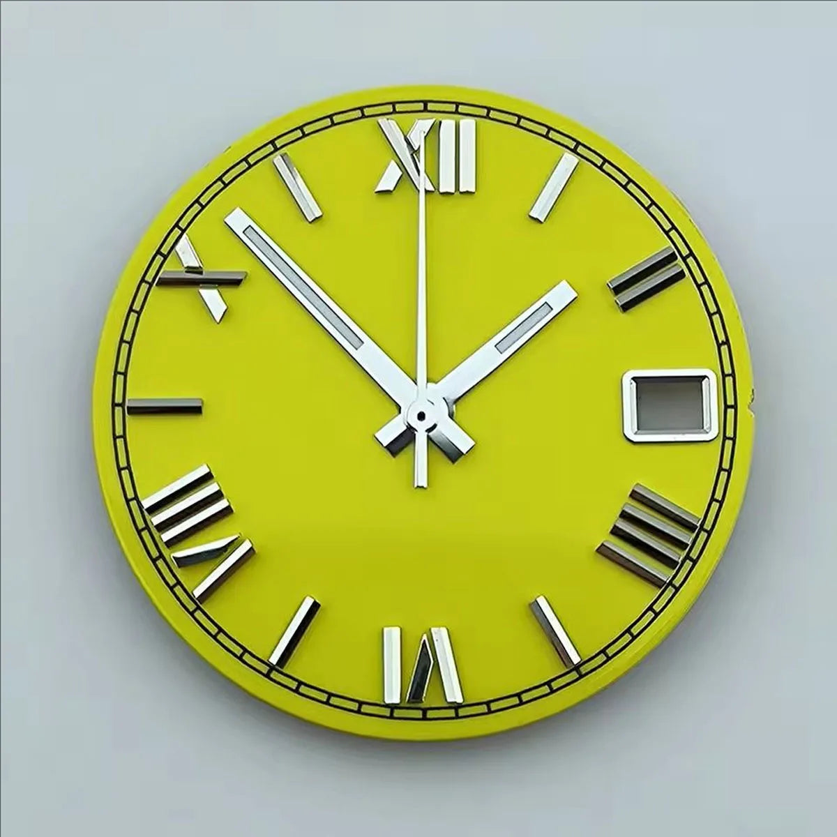 NH35 dial watch dial Custom logo 28.5mm Roman numerals dial No luminous fit NH35/NH36 movement watch accessories repair tools