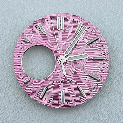 NH38 dial Custom Logo 28.5mm watch dial green luminous dial Suitable for NH38 movement watch accessories Watch repair tools