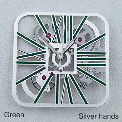 NH70 Dial Hollowed out Dial Square Dial Roma Numeral Dial 27mm No logo fit NH70 movement Repair tools