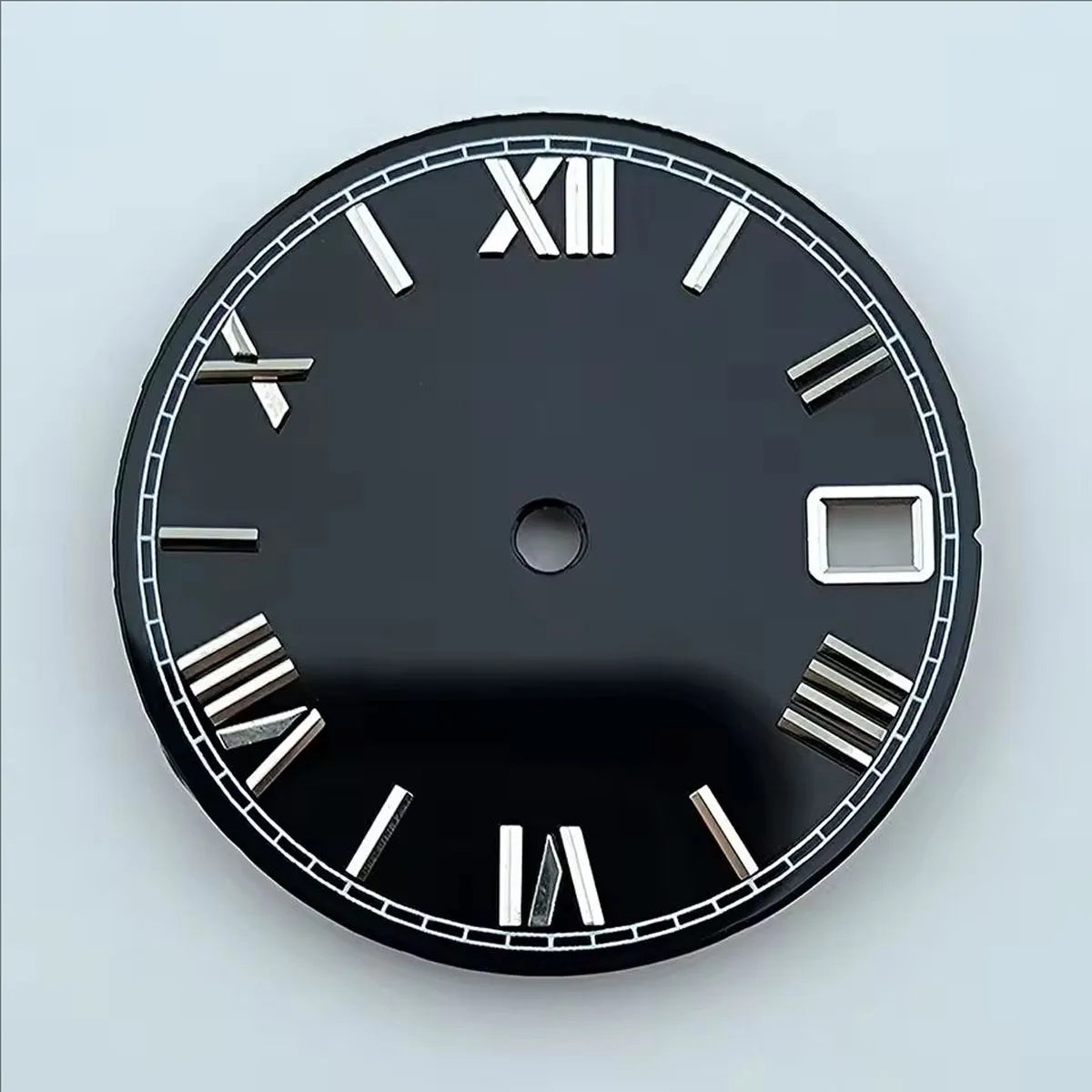 NH35 dial watch dial Custom logo 28.5mm Roman numerals dial No luminous fit NH35/NH36 movement watch accessories repair tools