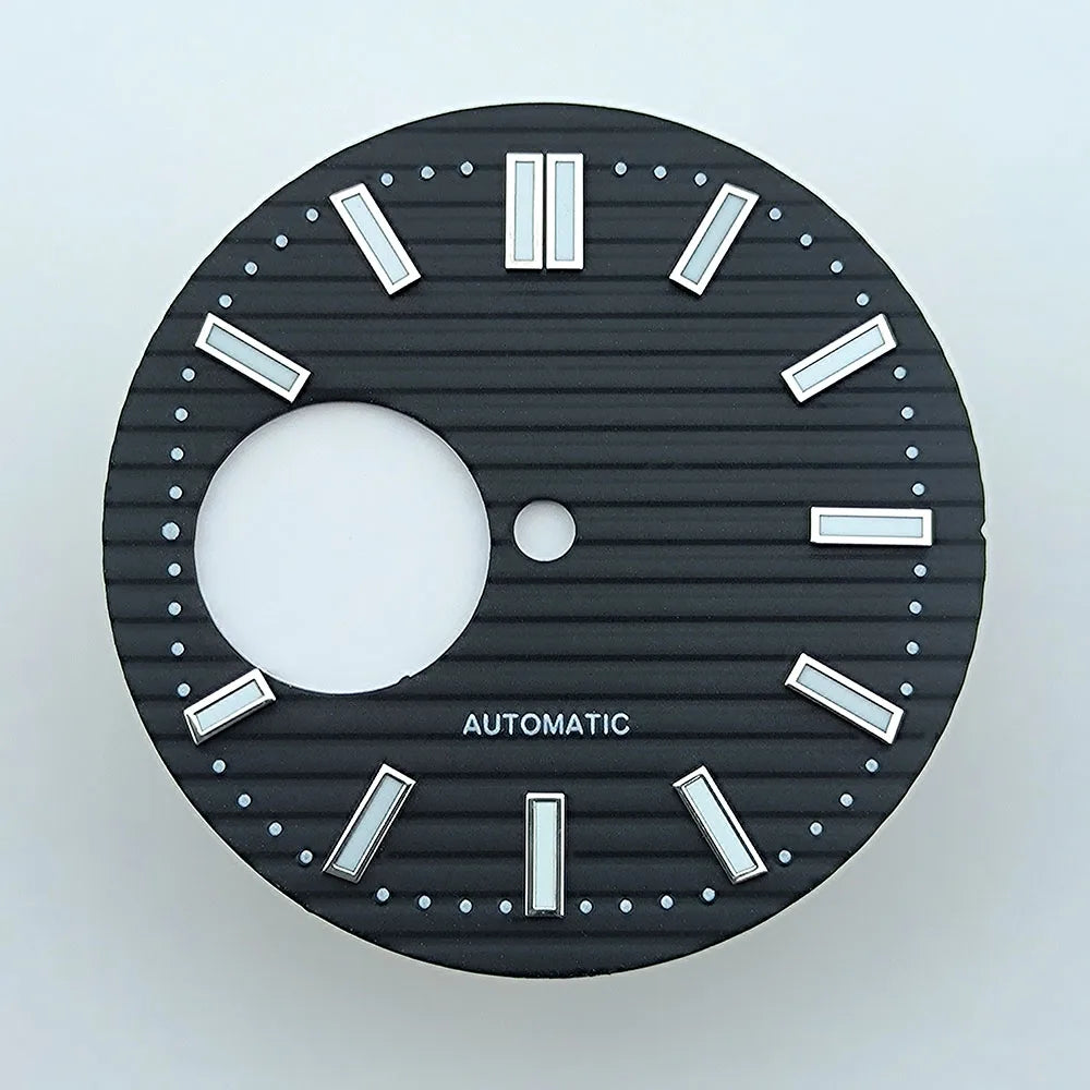 NH38 dial Custom Logo Dial 29.8mm green luminous suitable for NH38 movement watch accessories repair tools
