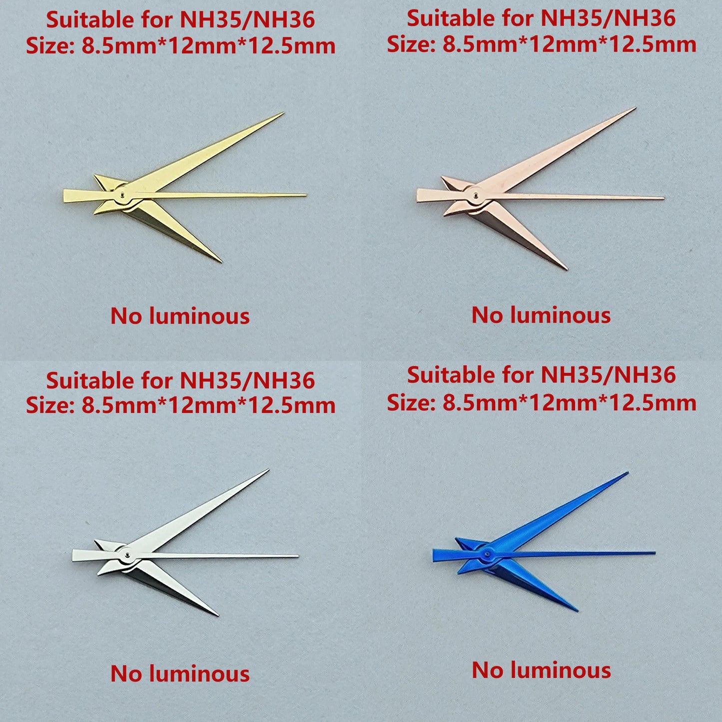 watch hands NH35 hands NH36 hands watch pointer no luminous suitable for NH35 NH36 movement Watch accessories Repair tools