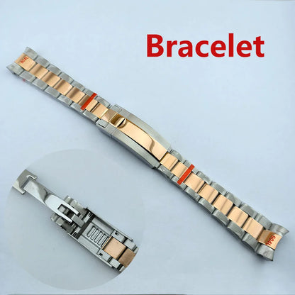 VK63 case Stainless steel high quality Watch case men's chronograph quartz watch suitable for VK63 movement watch accessories
