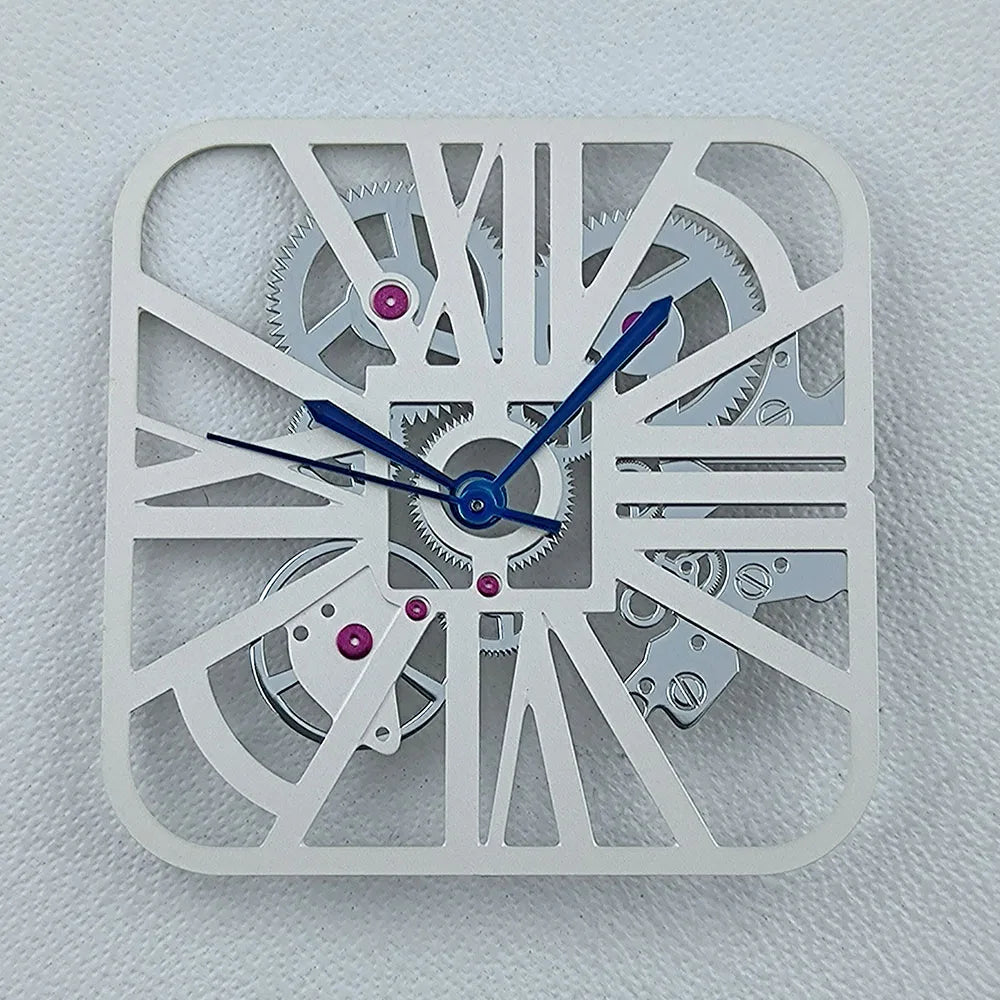 NH70 Dial Hollowed out Dial Square Dial Roma Numeral Dial 27mm No logo fit NH70 movement Repair tools