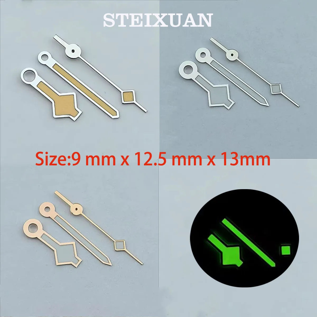 NH35 Watch Hands green luminous watch pointer suitable for NH35 NH36 7S26 7S36 4R35 4R36 movement