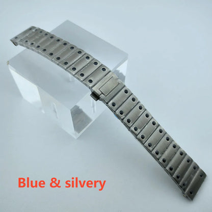 38mm NH35 Watch case Square Dial Roma Dial Watch Case Folding Buckle Square Case Leather strap fit NH35 movement