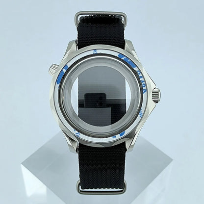 NH35 Case Watch Case Stainless Sapphire Glass Case Men's watch Automatic Mechanical Waterproof Fit NH35/NH36 Movement