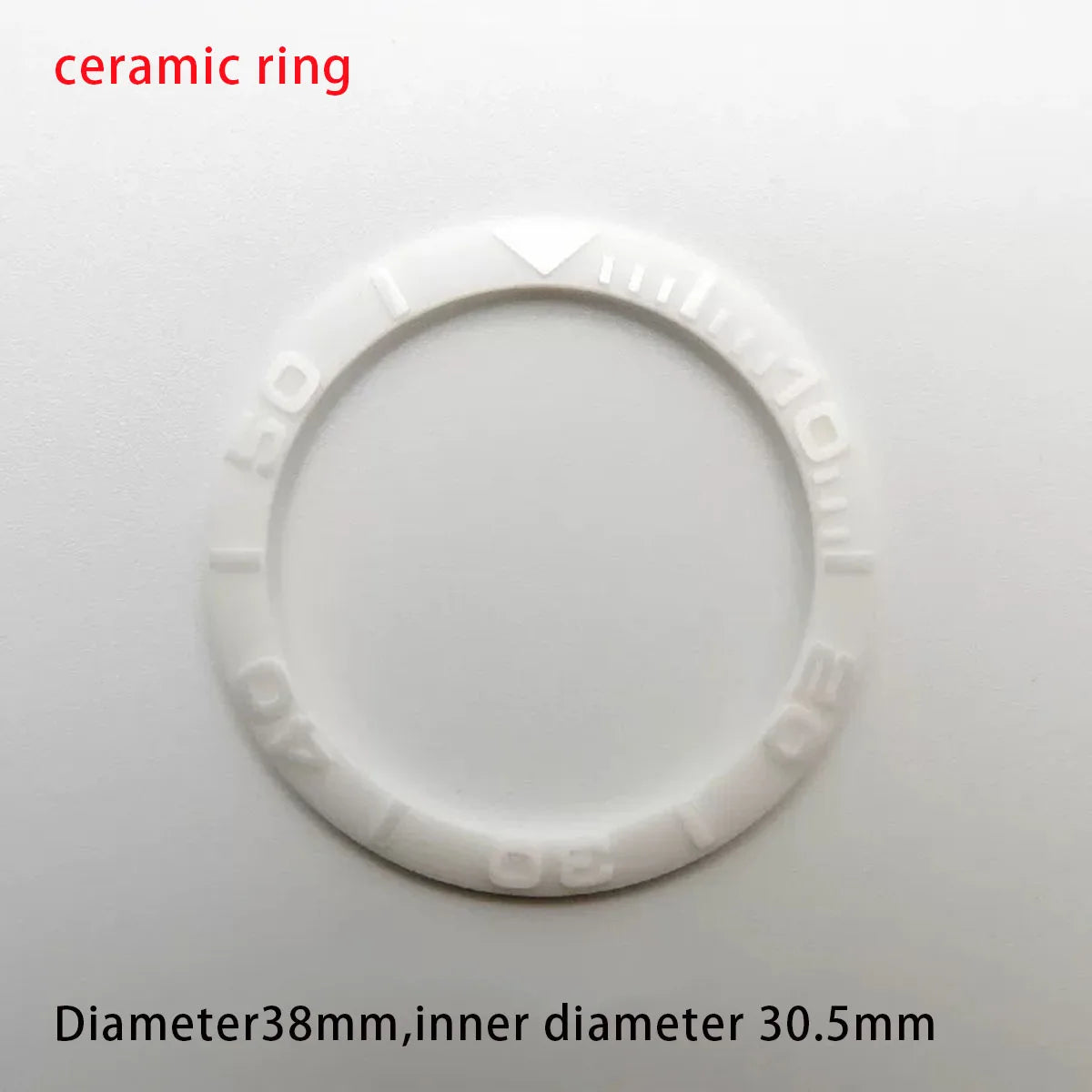 38mm Watch Ring Ceramic Bezel Insert Ring for Yacht celebrities Watch 40mm Case Watch Accessories Inner diameter 30.5mm