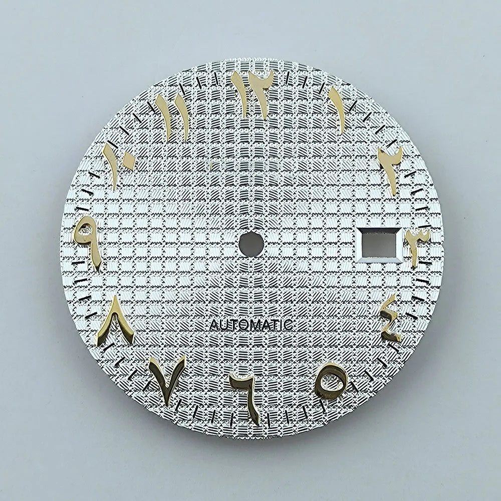 NH35 dial watch dial Arabic numerals Dial 31.8mm No luminous fit NH35/NH36 movement watch accessories repair tools