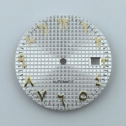NH35 dial watch dial Arabic numerals Dial 31.8mm No luminous fit NH35/NH36 movement watch accessories repair tools