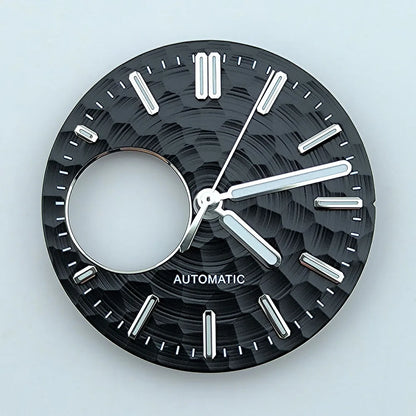 NH38 dial Custom logo watch dial Green luminous 28.5mm suitable for NH38movement watch accessories repair tool