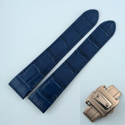 38mm NH35 Watch case Square Dial Roma Dial Watch Case Folding Buckle Square Case Leather strap fit NH35 movement