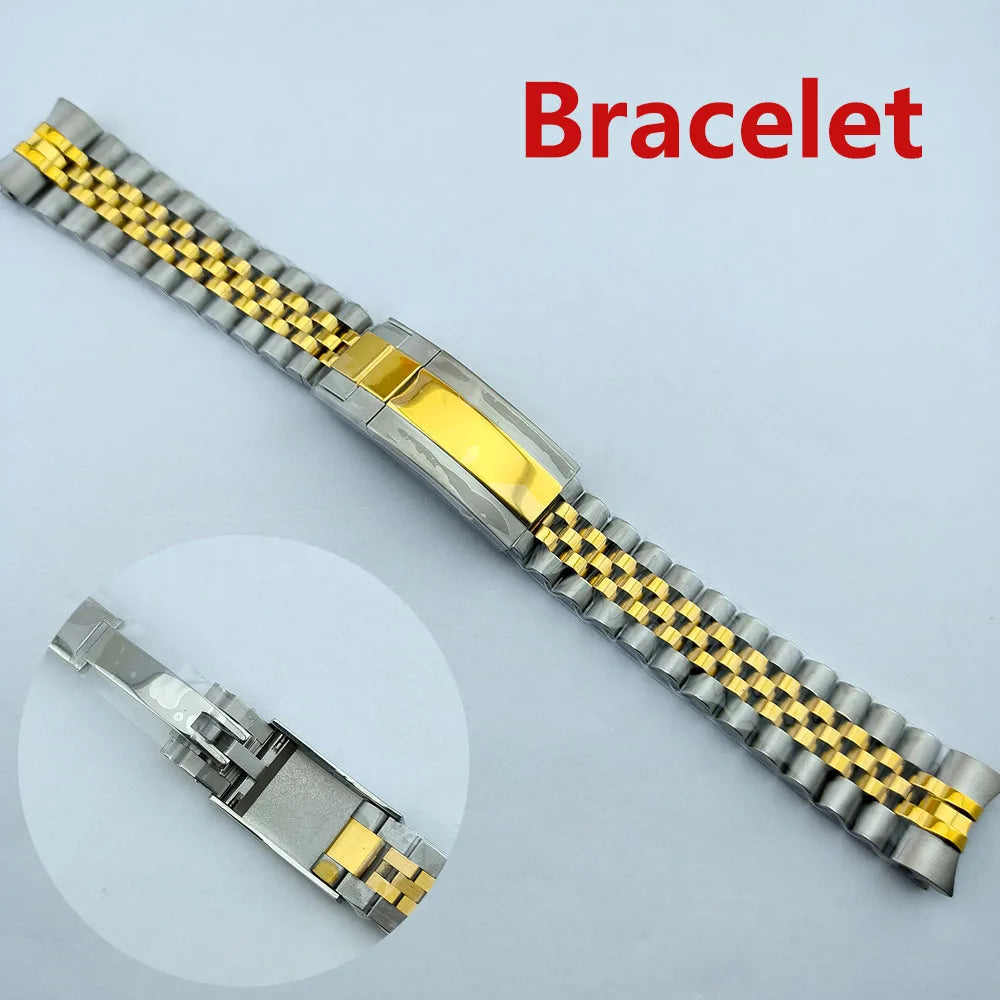 VK63 case Stainless steel high quality Watch case men's chronograph quartz watch suitable for VK63 movement watch accessories