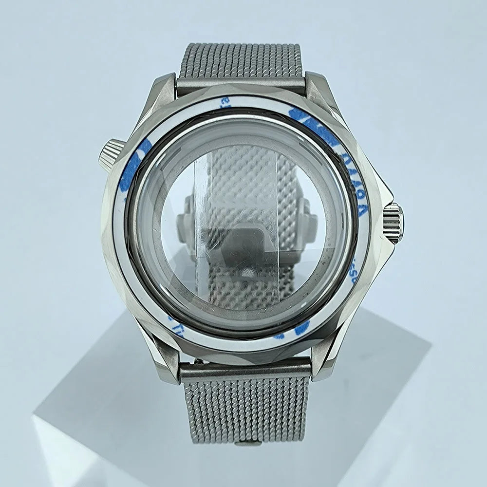 NH35 Case Watch Case Stainless Sapphire Glass Case Men's watch Automatic Mechanical Waterproof Fit NH35/NH36 Movement