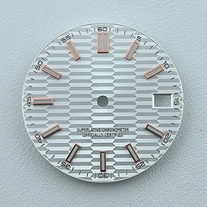 NH35 dial Custom logo No logo Watch dial 28.5mm Blue Luminous dial for NH35 NH36 movement watch accessories