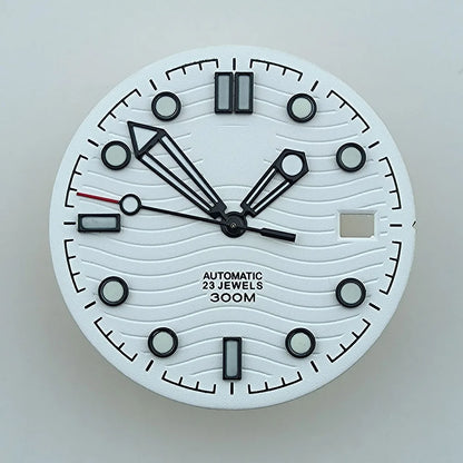 watch dial N H35 dial Custom logo dial 31.0mm blue/green luminous accessories repair tools