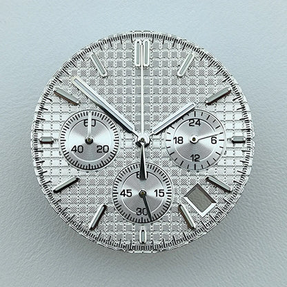 VK63 dial 31.8mm No Logo Dial Panda Dial Green luminous Dial fit VK63 movement watch accessories repair tools