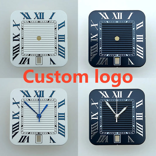 NH35 dial watch dial square dial Roman numeral NH35 date at 6 o'clock dial men's fit NH35 movement watch accessories