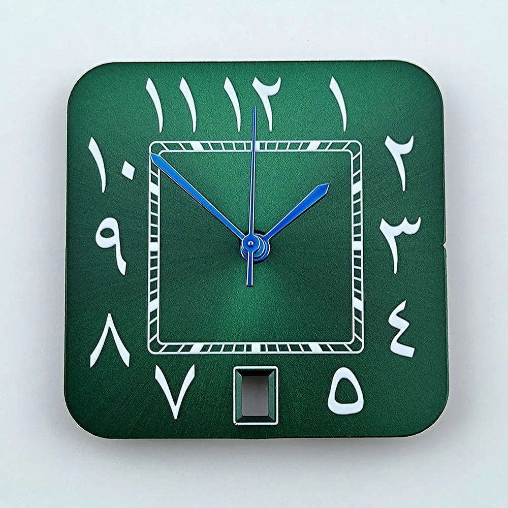 Watch dial NH35 Dial Custom Logo Square Dial Roma/Arabic Numeral Dial Square dial fit NH35 date at 6 o'clock movement Watch