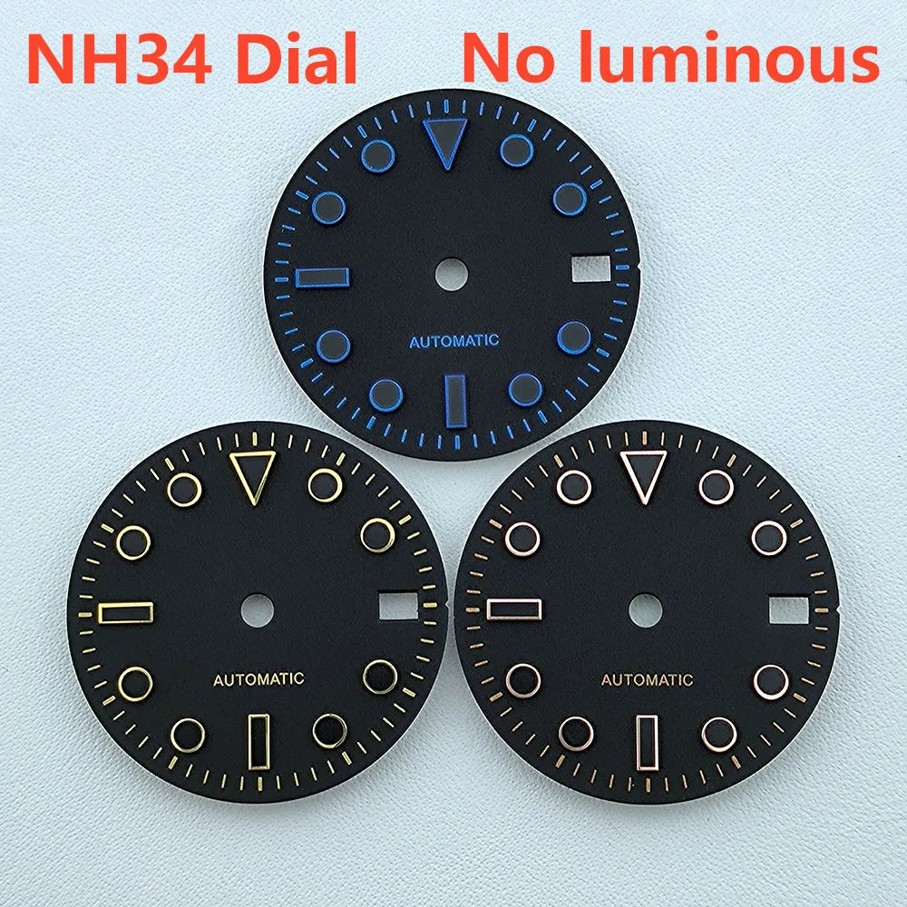 28.5mm NH34 dial Custom logo No logo Watch dial No Luminous dial for NH34 movement watch accessories