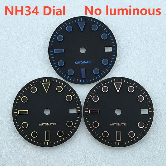 28.5mm NH34 dial Custom logo No logo Watch dial No Luminous dial for NH34 movement watch accessories