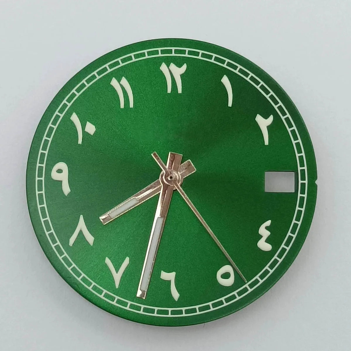 NH35 dial Arabic numeral green luminous dial watch dial suitable for NH35 NH36 movement watch accessories watch repair tools