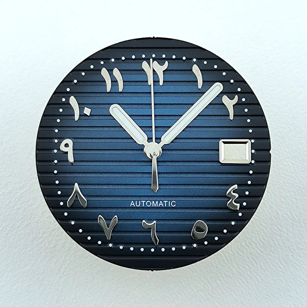 NH35 dial watch dial 30.4mm Custom Logo Arabic Numeral Dial No luminous fit NH35/NH36 movement watch accessories repair tools